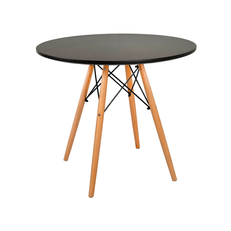 Mesa Eames negra - 80cm