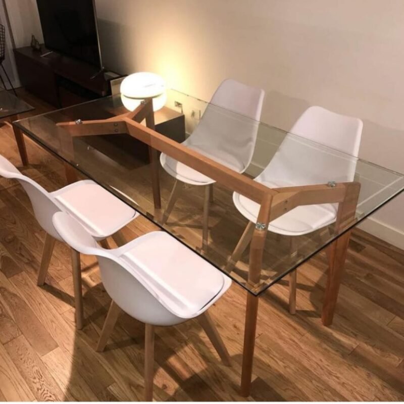MESA ESTOCOLMO 120X80 + SILLAS TULIP