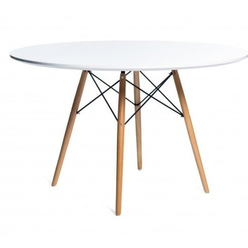 Mesa Eames 100cm +  4 Sillas eames Soft - Imagen 5