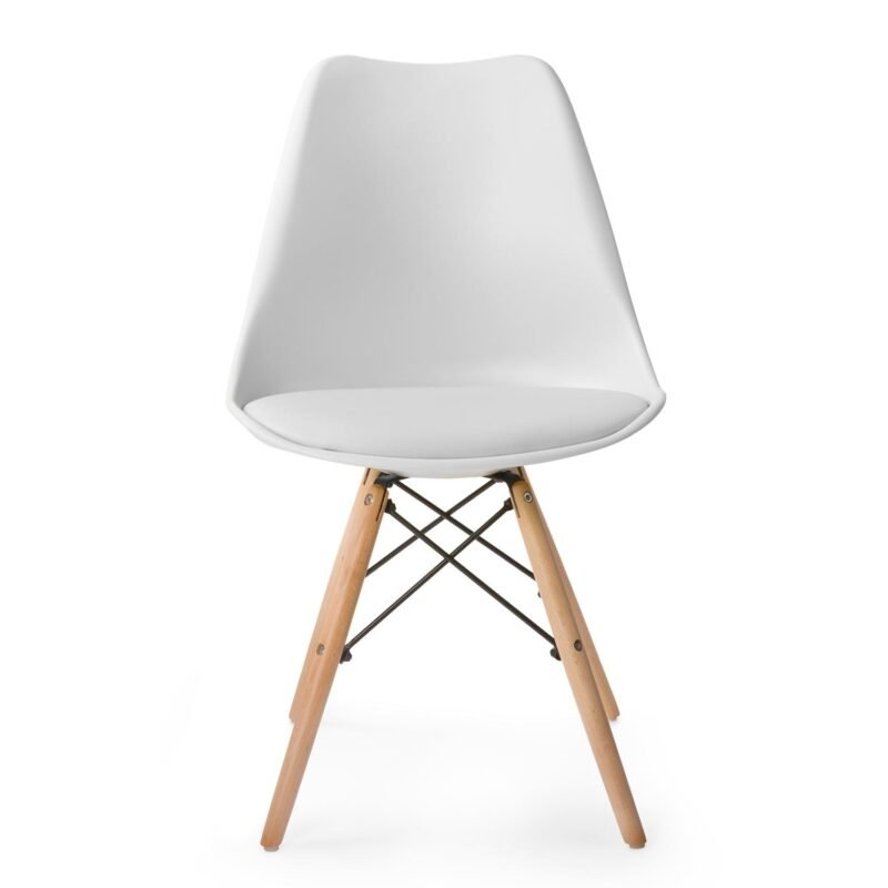 Mesa Eames 100cm +  4 Sillas eames Soft - Imagen 2