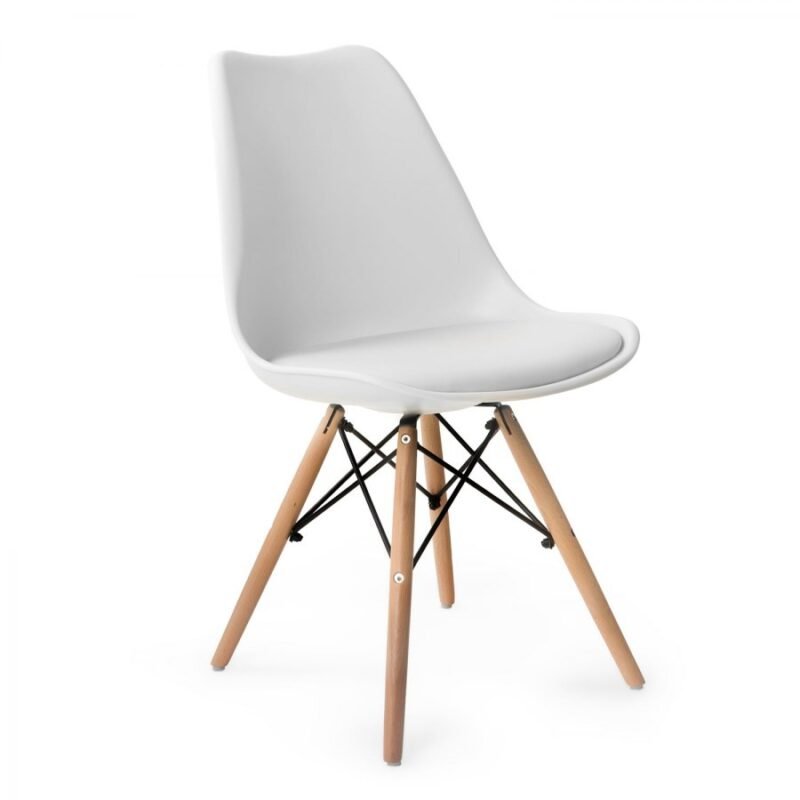 Mesa Eames 100cm +  4 Sillas eames Soft - Imagen 4