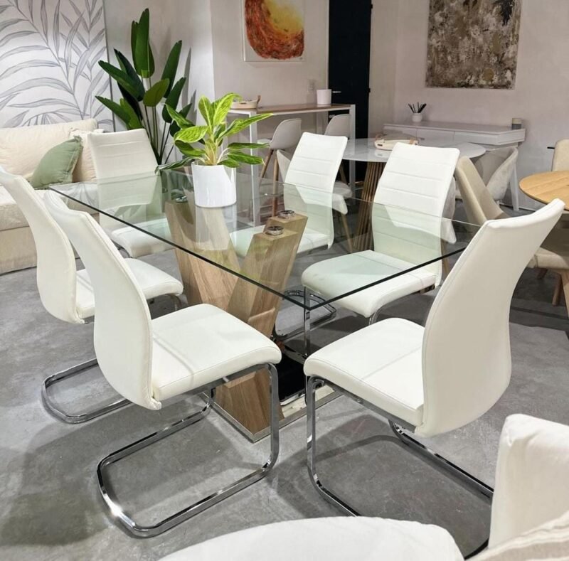 Mesa 160x90 + 6 sillas