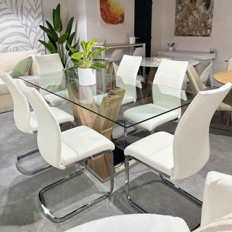 Mesa 160x90 + 6 sillas
