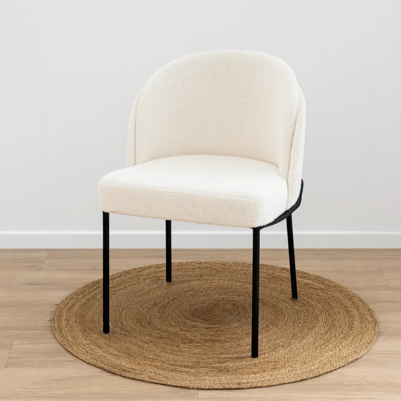 Sillon boucle white off