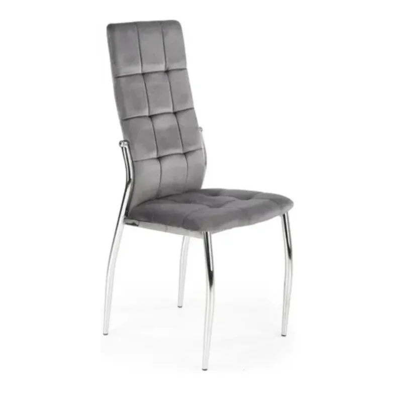 Pack x6 Sillas Vieytes Gris Capitoné