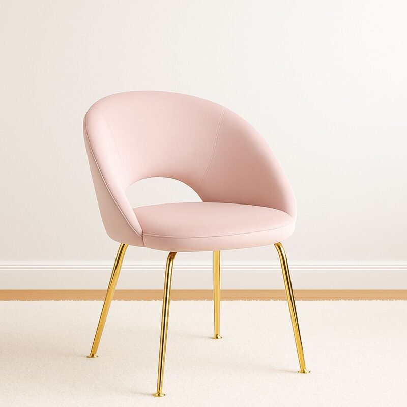 Silla ORB Rosa gold pana importada x 4