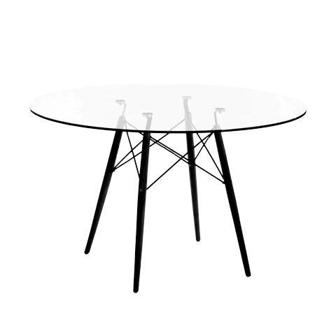 Mesa Eames 100cm patas negras