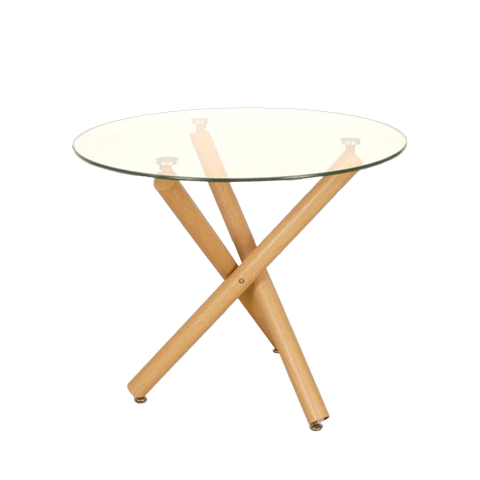 Mesa turin simil madera 100 cm