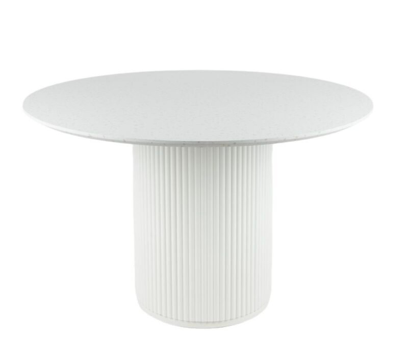Mesa nova 120cm simil marmol terrazo