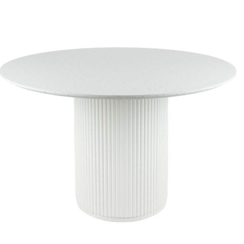Mesa nova 120cm simil marmol terrazo