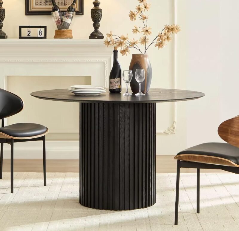 Mesa nova 120cm simil marmol terrazo - Imagen 2