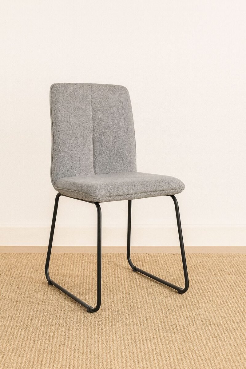 Silla trama gris chenille