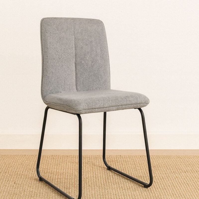 Silla trama gris chenille