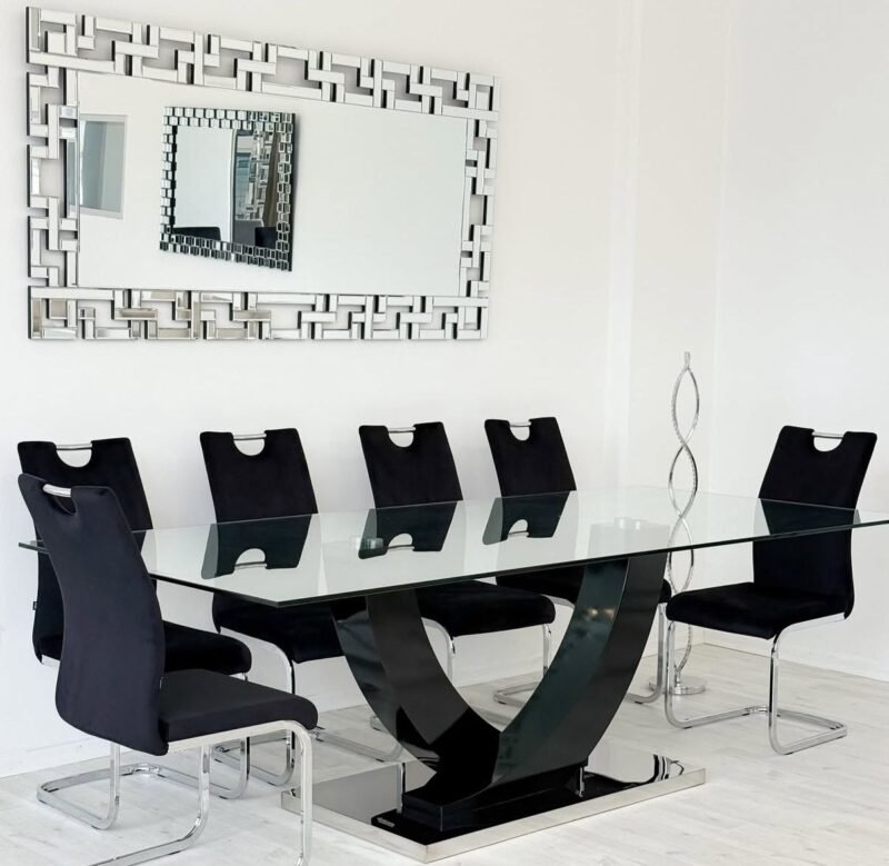 Mesa Zafiro 200x90 negra - Imagen 3