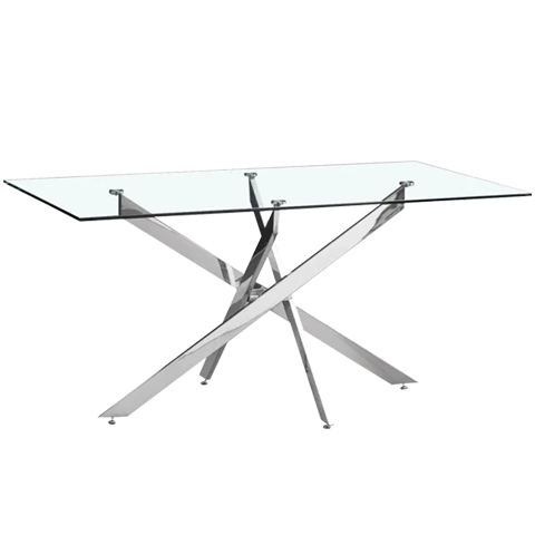 Mesa insignia 150x80 cromada