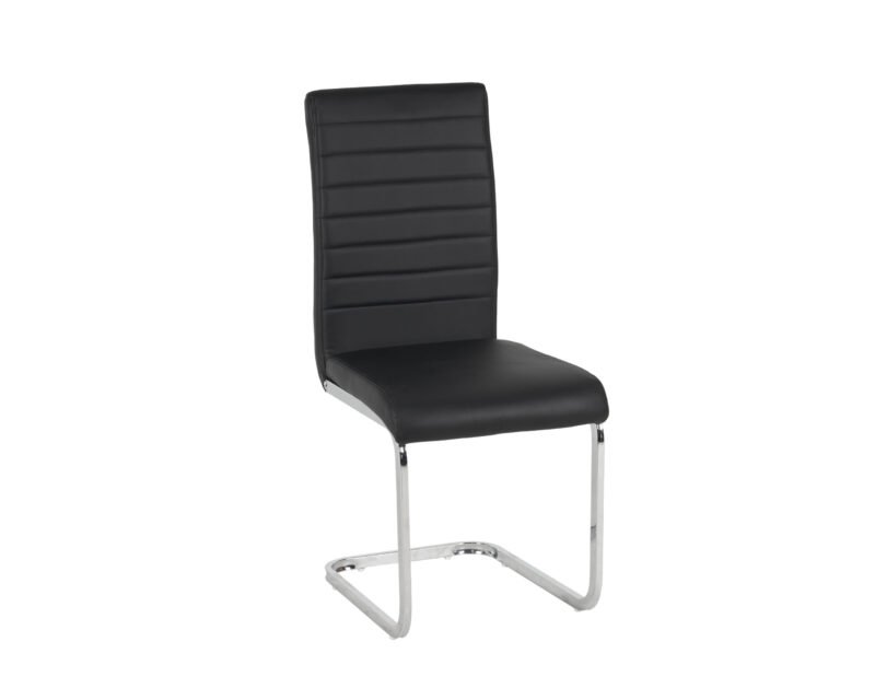 Silla Toronto negra - cuerina