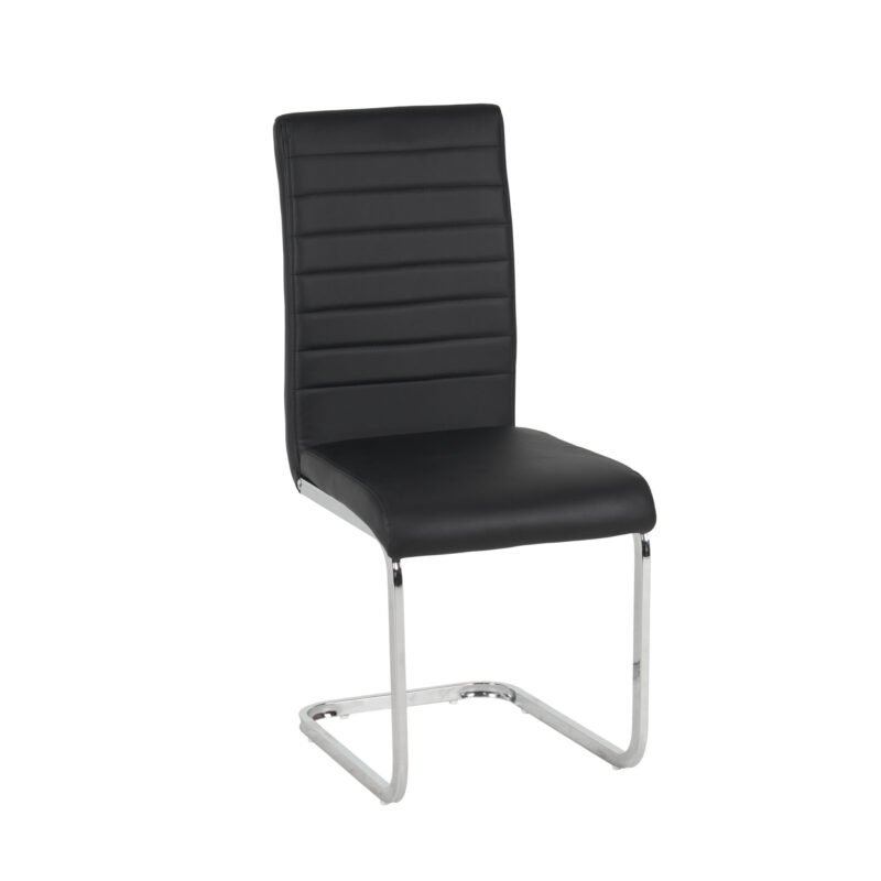 Silla Toronto negra - cuerina