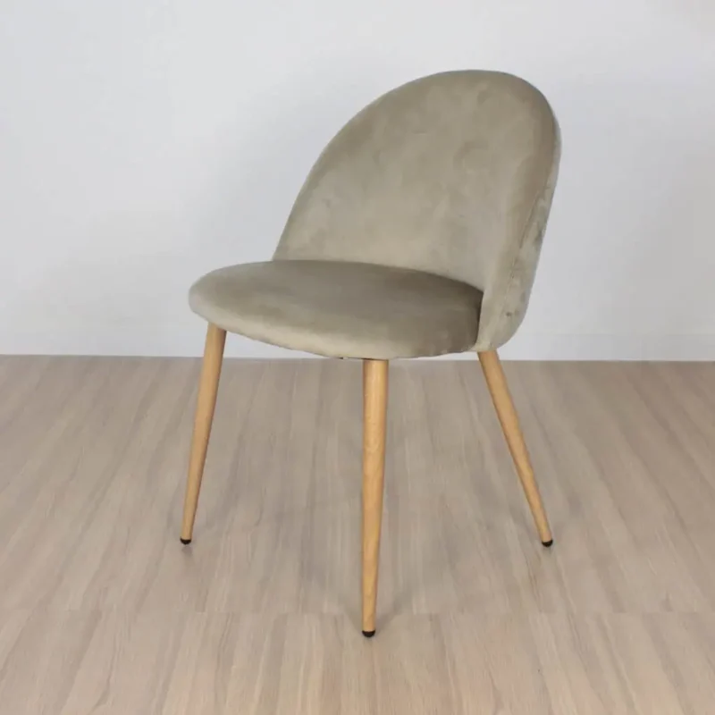 Silla thea beige pata natural