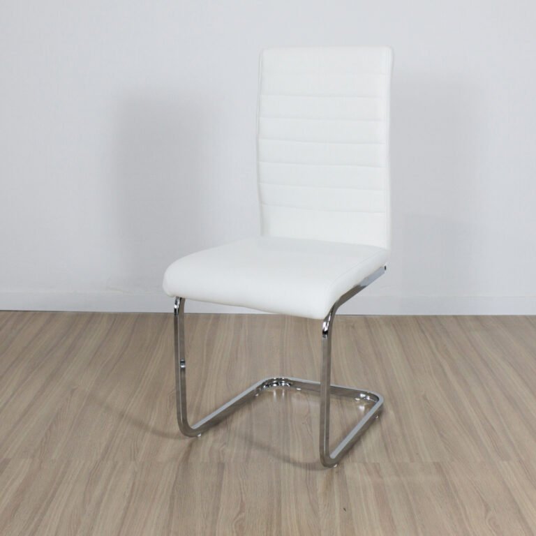 Silla Toronto blanca - cuerina