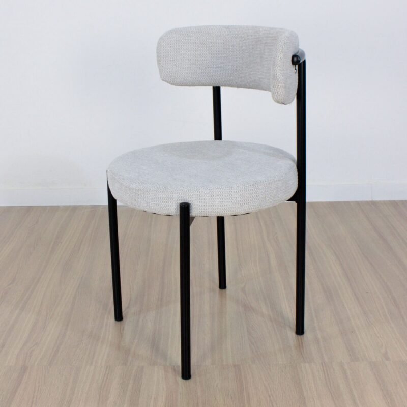Silla Ambar Chenille off white