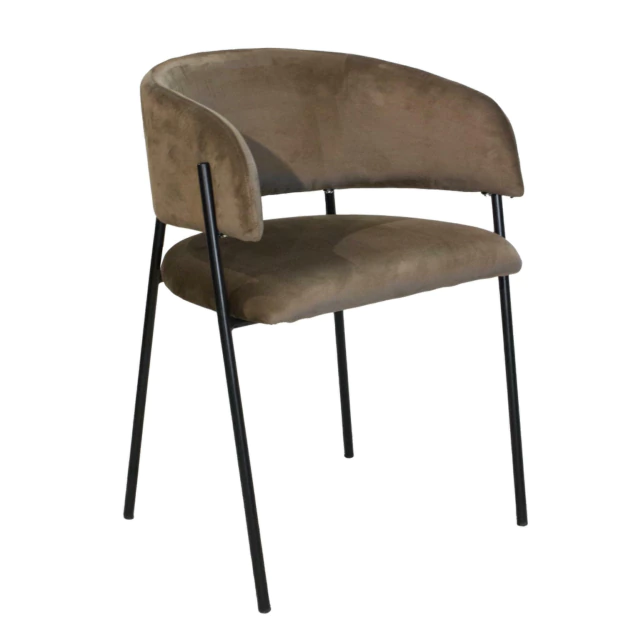 Silla Aura vison black leg