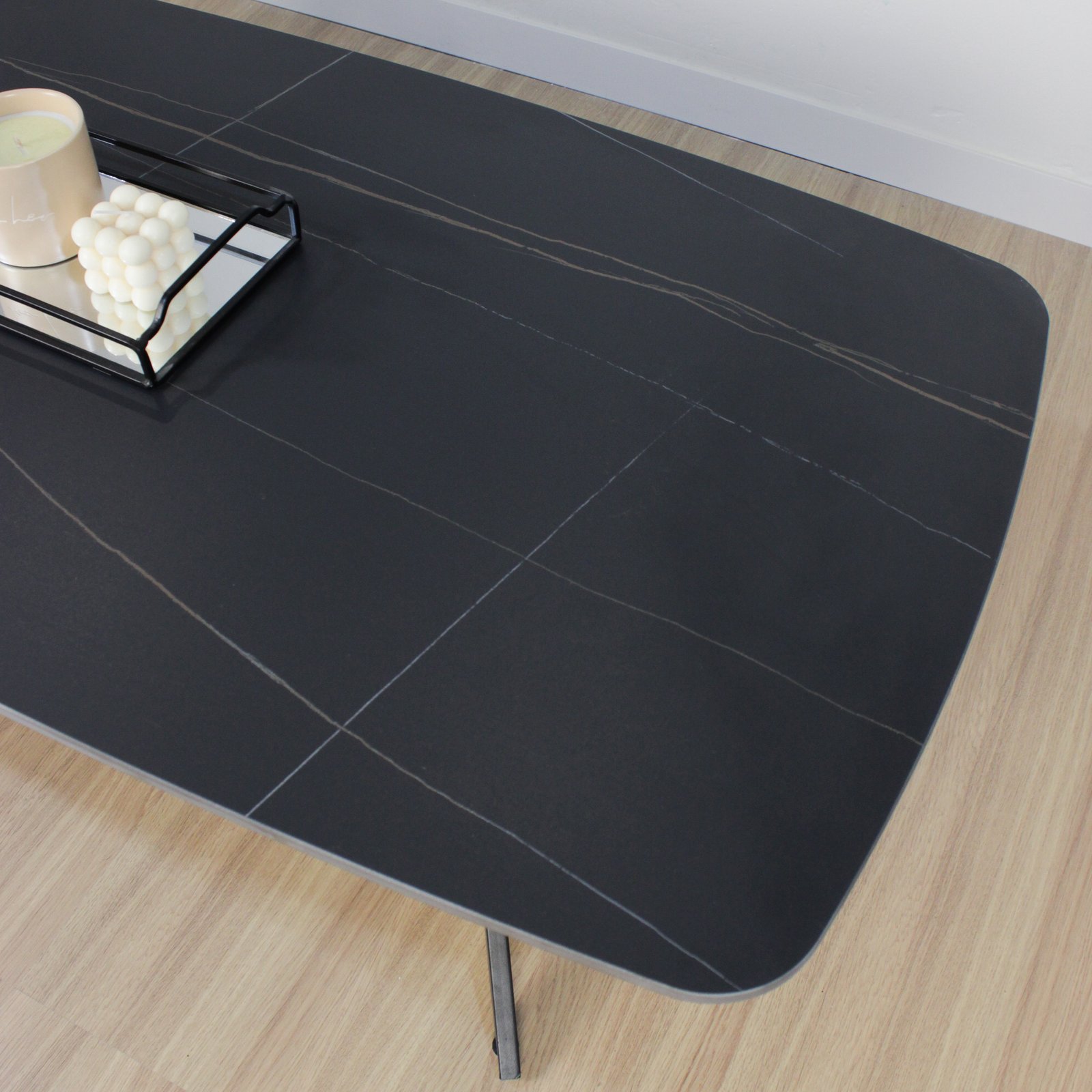 Mesa ratona luna baja ratona neolith 120 cm negro - Imagen 3