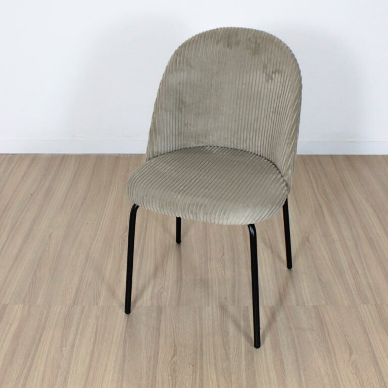 Silla Duna corderoy beige