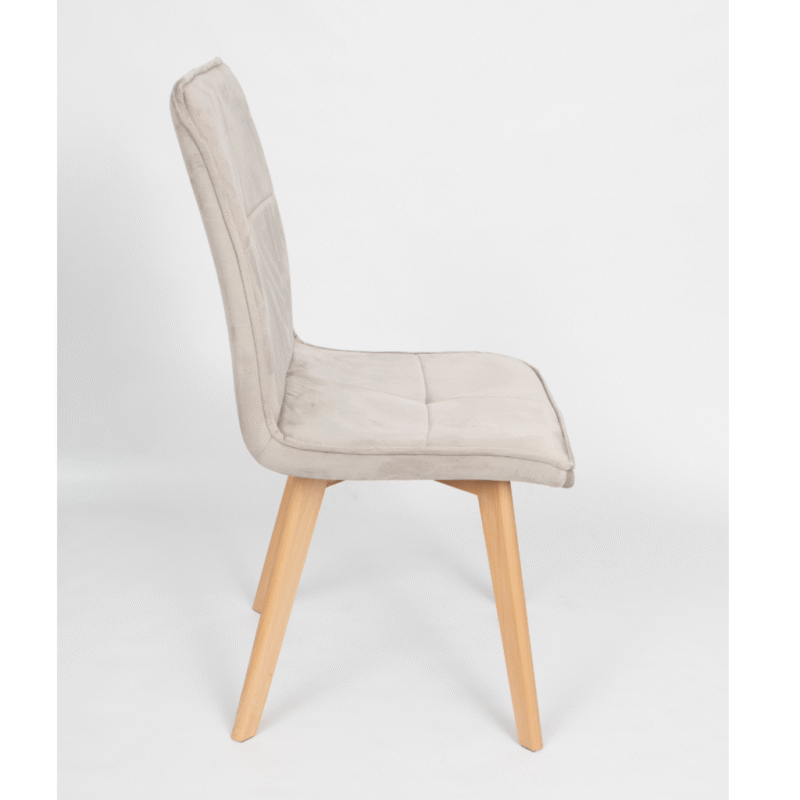 Silla Estocolmo x 4 gris pana - Imagen 2
