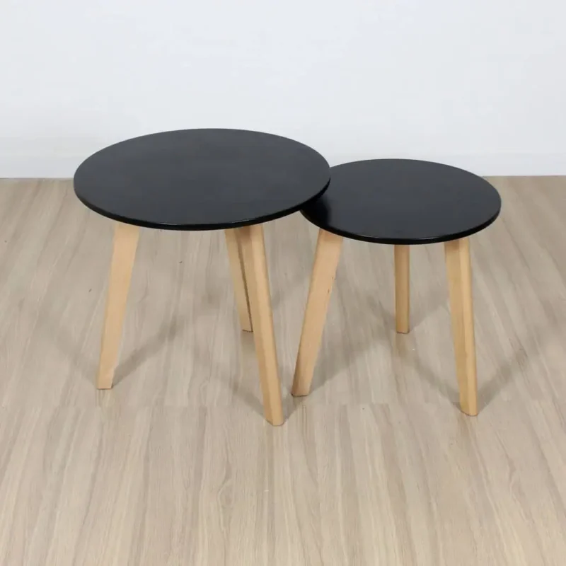 Mesa ratona doble eter negra