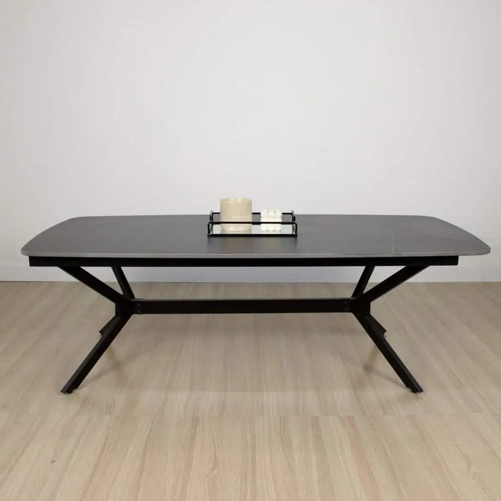 Mesa ratona luna baja ratona neolith 120 cm negro - Imagen 2