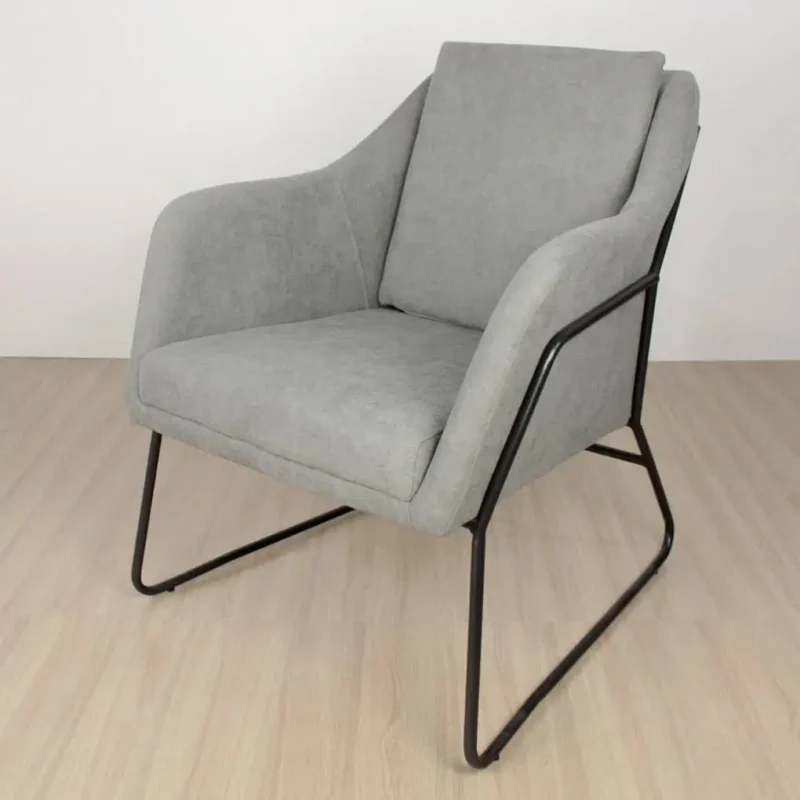 Sillon montain chenille gris claro