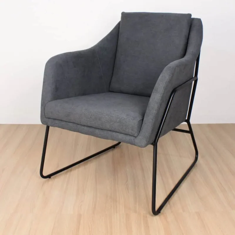 Sillon montain chenille gris oscuro