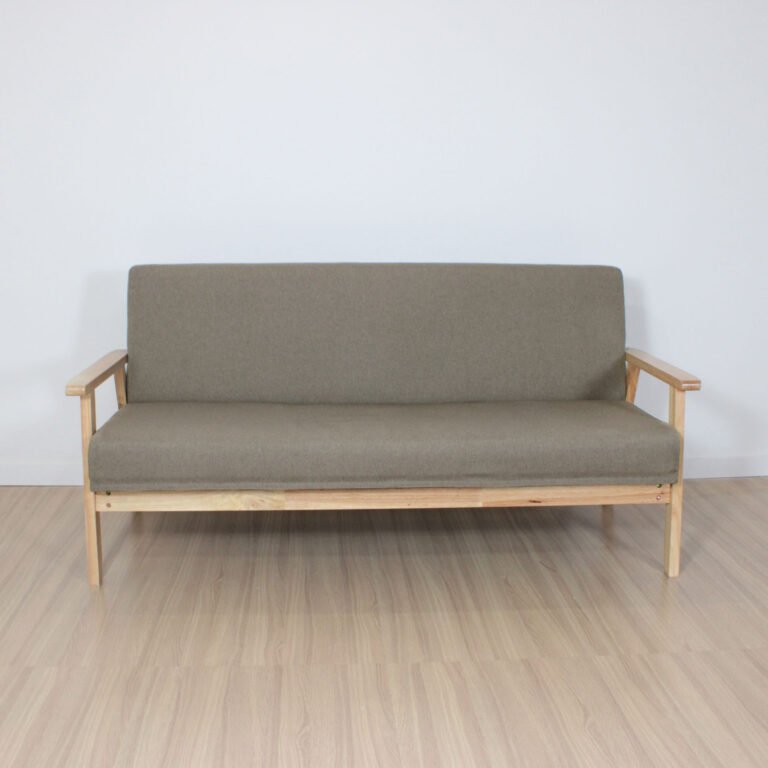 SOFA DE 3 CUERPOS ESCANDINAVO BEIGE - Imagen 2