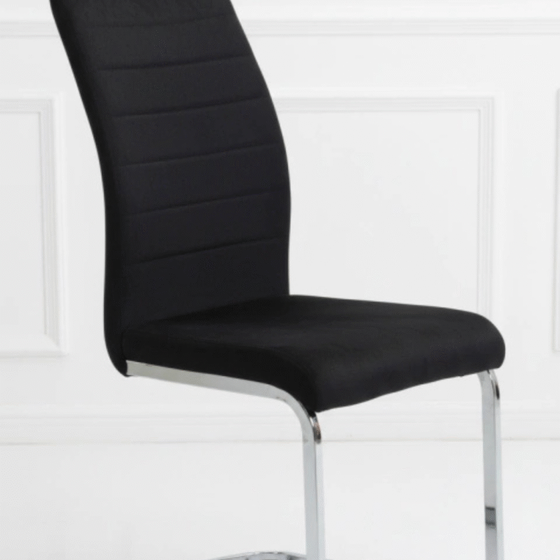 Silla Toronto negro pana 6 unid
