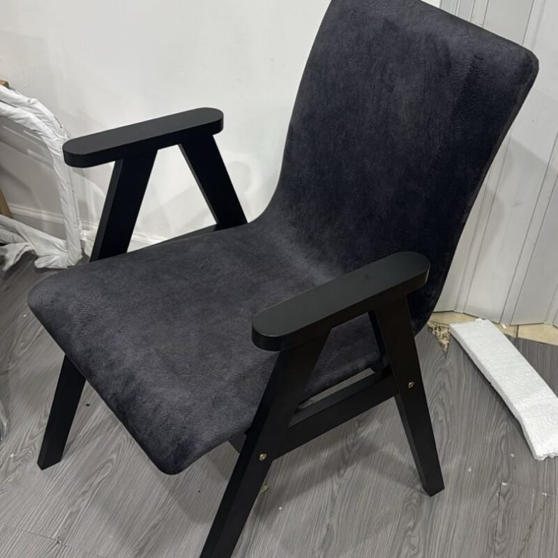 Silla blu negra pana x 4