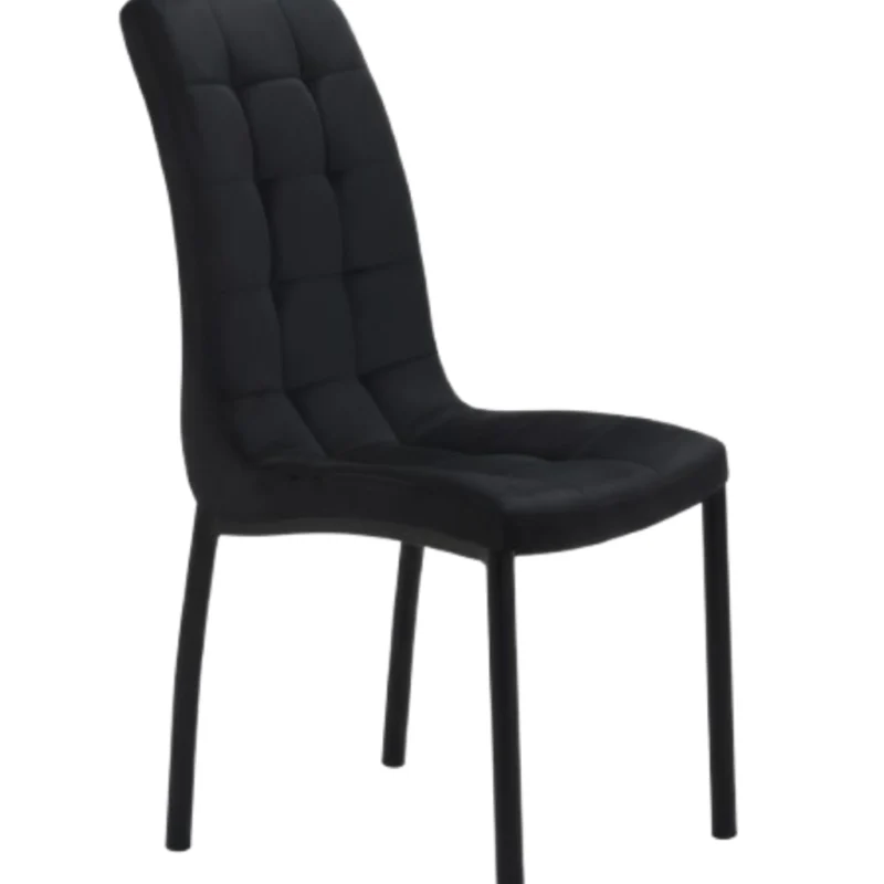 Sillas velvet black  4unid