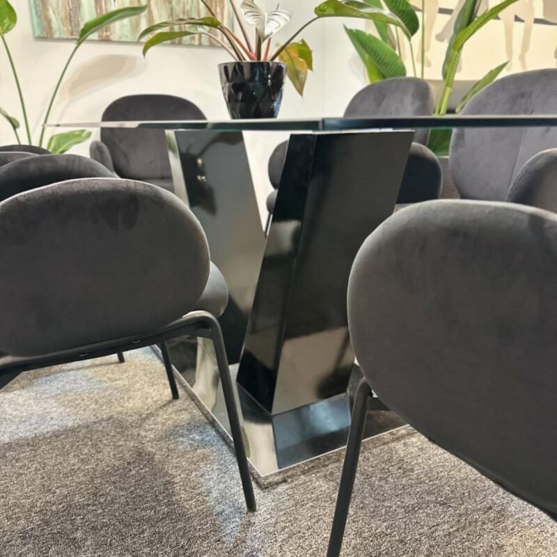 Mesa House negra 200x100 importada