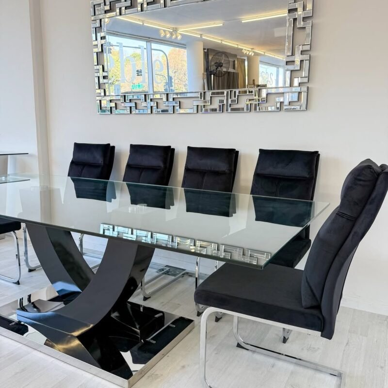 Mesa Dunna Base negra 220x100