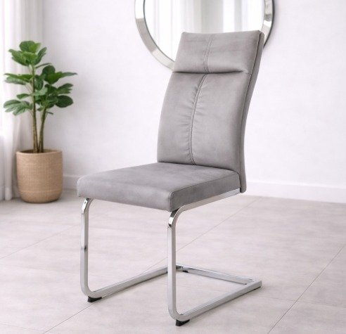 Silla amal gris pana 6unid