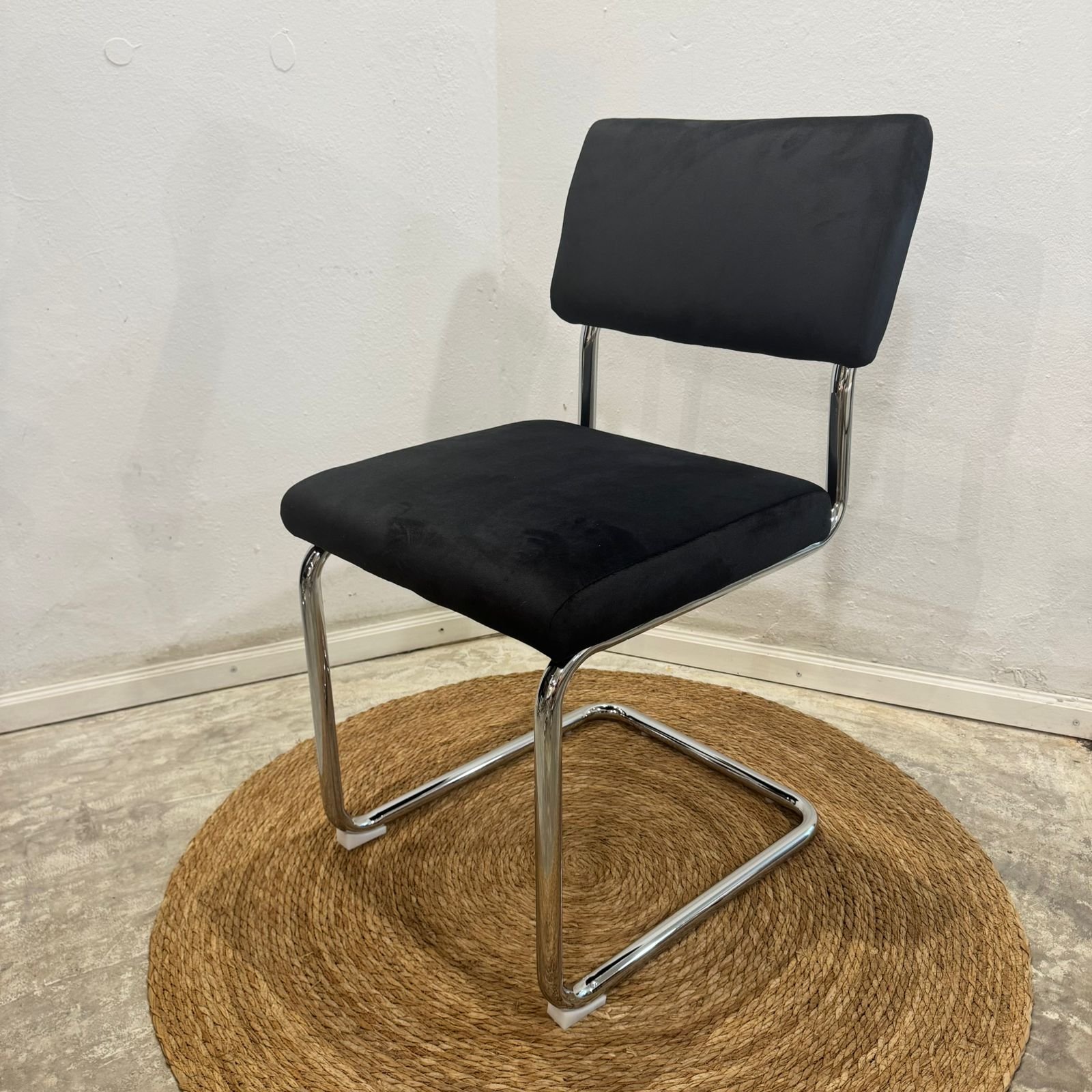 sillas roma pana negro - Imagen 2