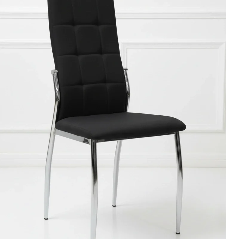 Silla new paris negro velvet 6 unid