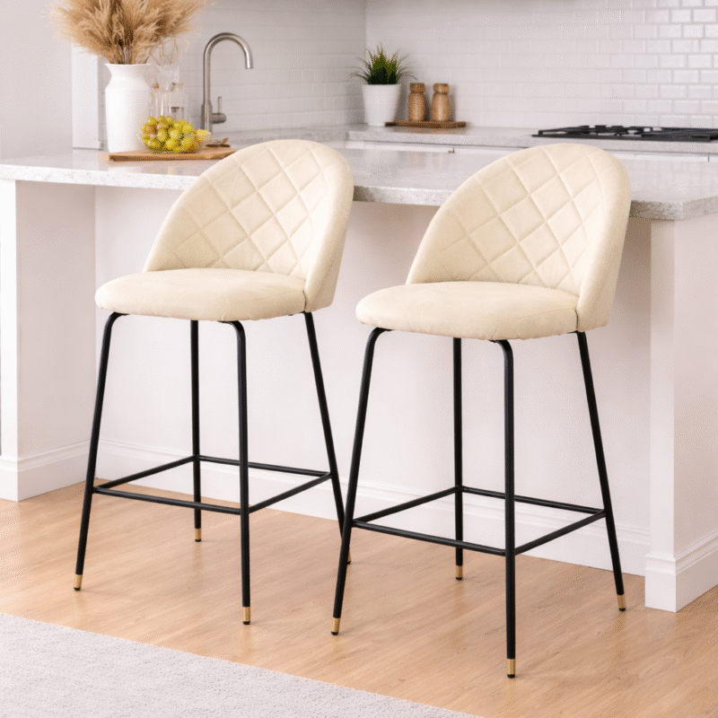 Banqueta Beige  pana - 2unid