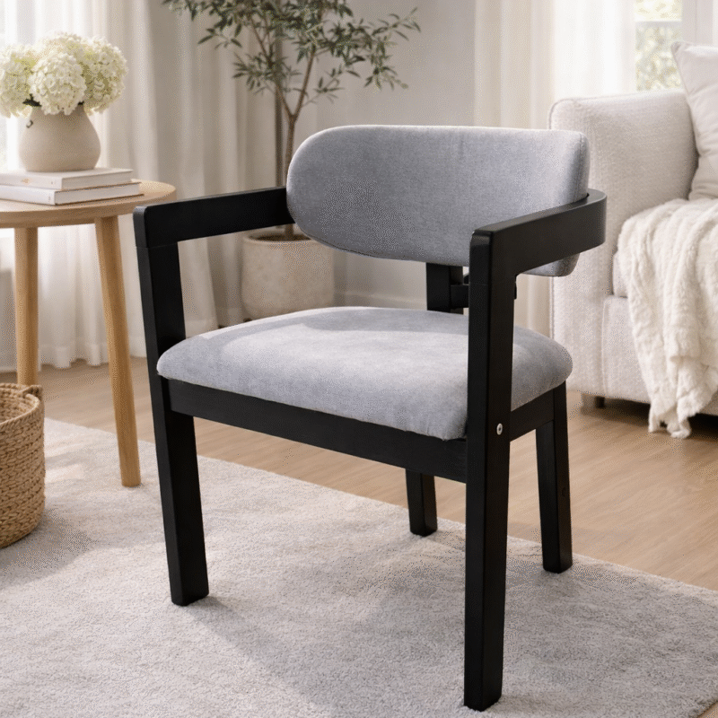 Silla Trend lino Gris