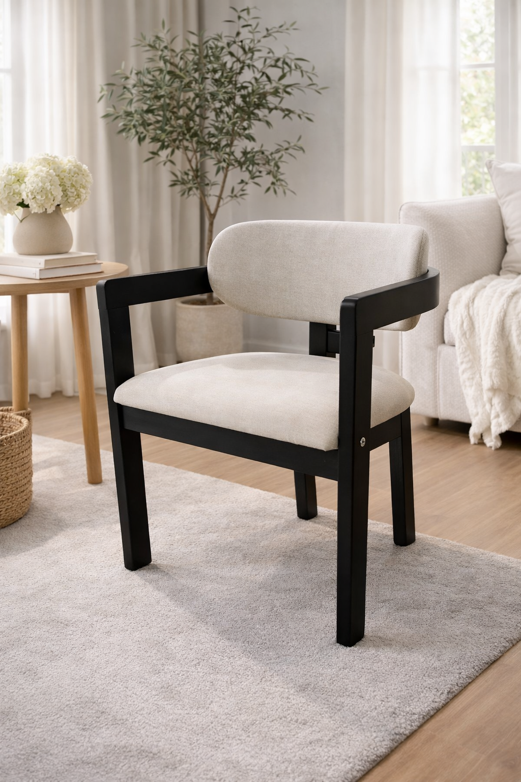 Silla Trend lino beige